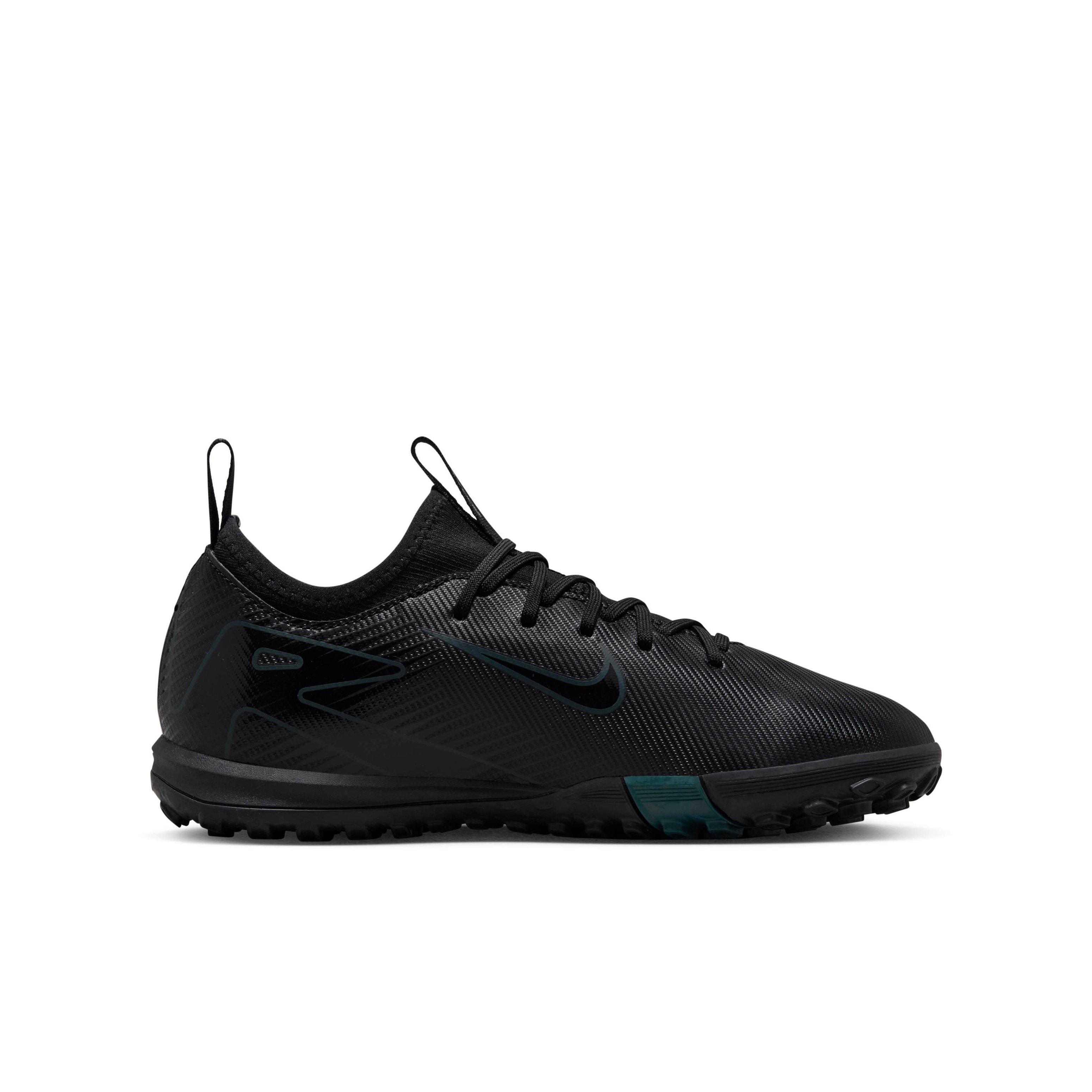 Nike Jr. Mercurial Vapor 16 Academy Indoor "Black/Deep Jungle/Black" Grade School Kids' Soccer Shoe